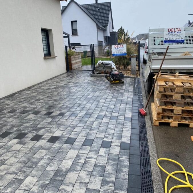 Pavage / dallage/ enrob&eacute; Kingersheim 13