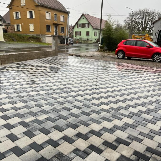 Pavage / dallage/ enrob&eacute; Montb&eacute;liard 26