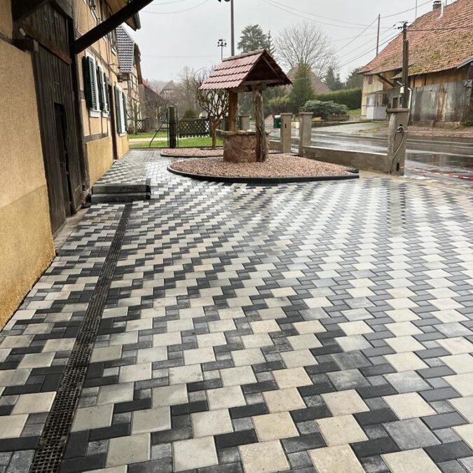 Pavage / dallage/ enrob&eacute; Mulhouse 23
